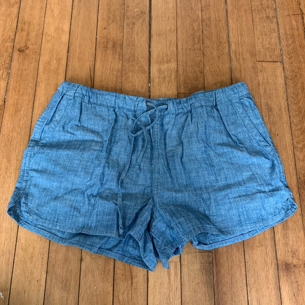 J. Crew Flowy Linen Shorts